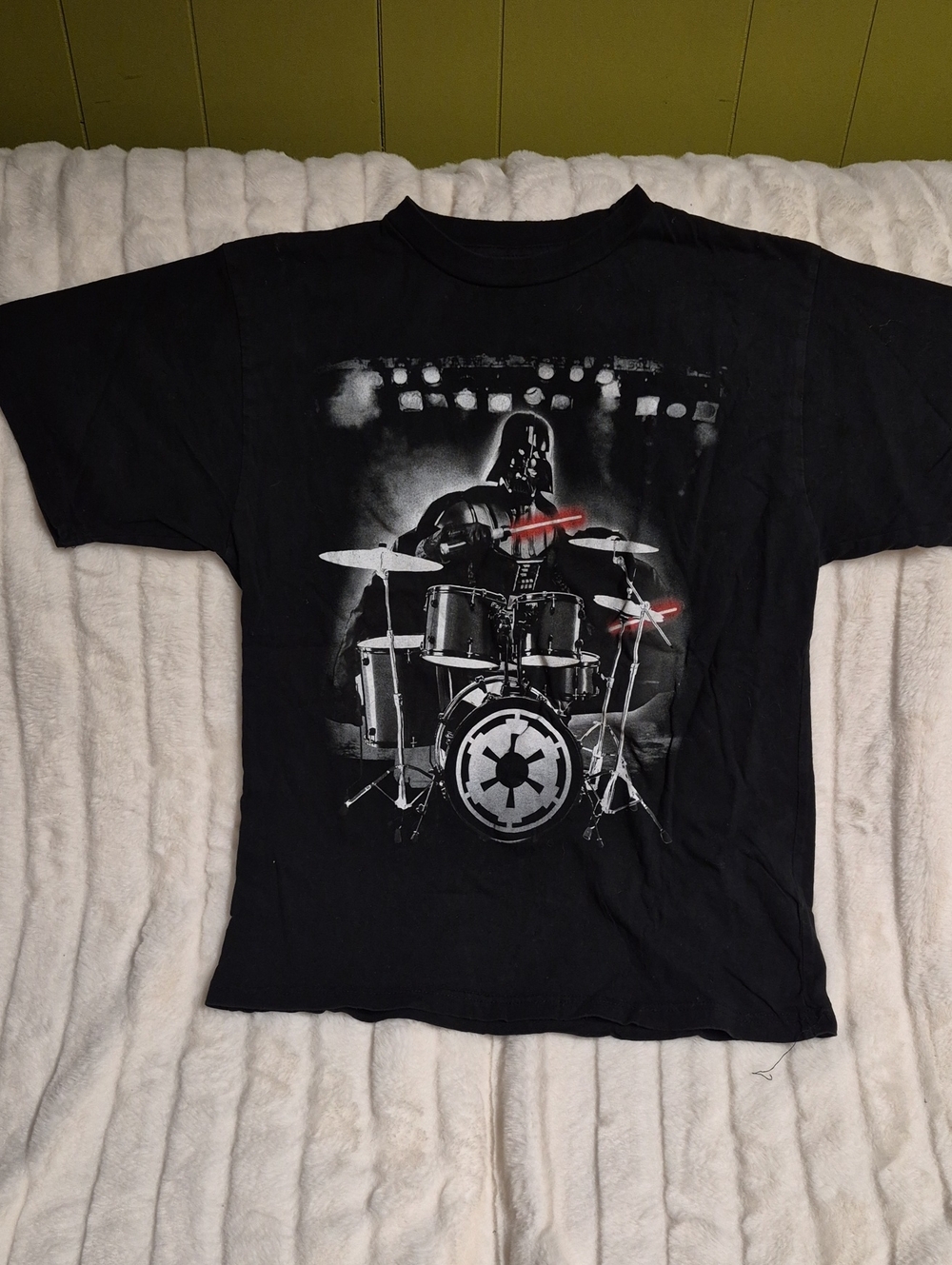 Star Wars Black Darth Vader Drum Graphic Tee